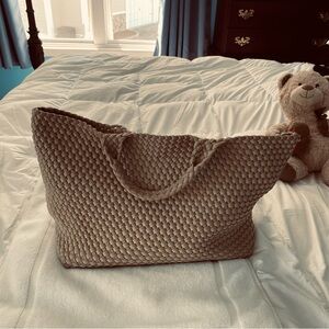 Nhegadi Large St Barts tote in Stone